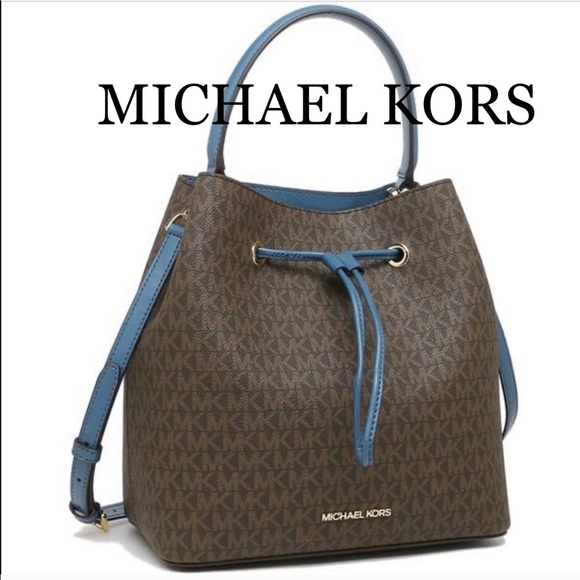 Michael Kors Handbags - MICHAEL KORS SURI LARGE BUCKET MESSENGER DK CHAMBR